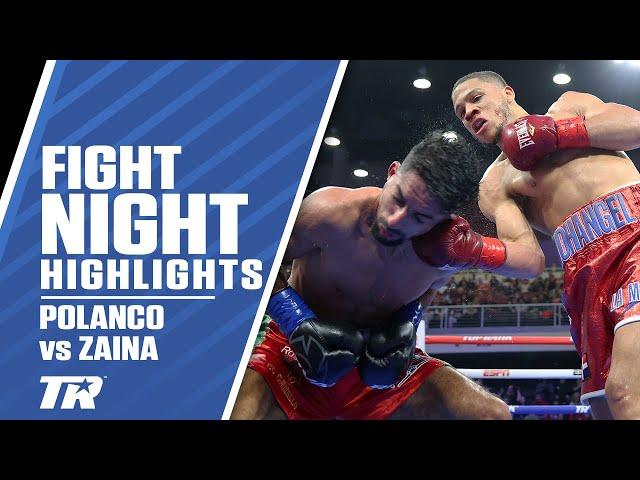 Rohan Polanco Gets A Knockdown In UD Vs Tarik Zaina | FIGHT HIGHLIGHTS