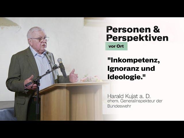 General a.D. Harald Kujat zum Ukraine-Krieg: "Inkompetenz, Ignoranz und Ideologie."