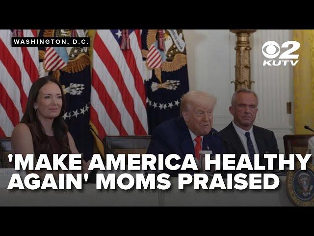"MAHA Moms" praised at President Trump & RFK Jr.'s event talking about children's health