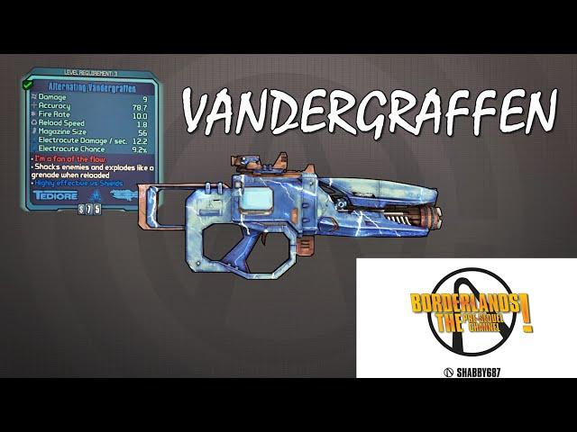 Borderlands The Pre-Sequel Unique Weapons - Vandergraffen -ThePreSequelChannel