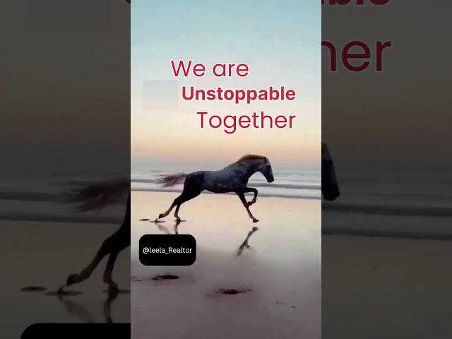 Horse Unstoppable | Leela Sharma | Motivation Meets Real Estate | Viral Horse video | Trending!!!