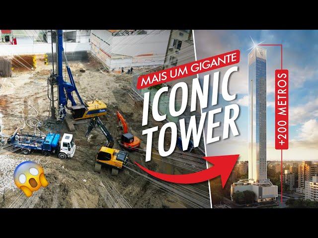 Mais um GIGANTE de 200 METROS de ALTURA da FG - ICONIC TOWER