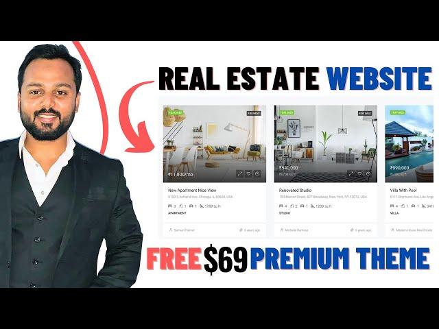 How to Make a Real Estate Website | Real Estate Website in WordPress | WordPress Tutorial