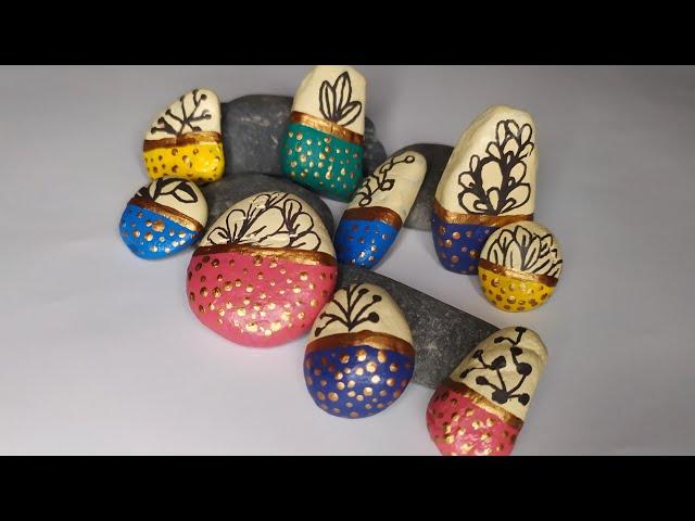 Super Easy Stone Painting | Easy Stone Art Ideas | DIY Rock Painting Ideas | Stone Paintings