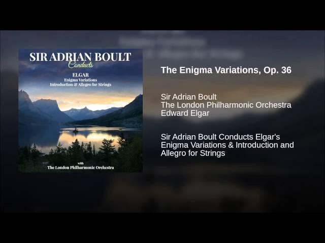 The Enigma Variations, Op. 36