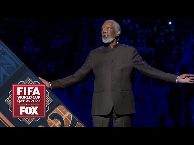 Morgan Freeman kicks off the 2022 FIFA World Cup Opening Ceremony in Qatar | FOX Soccer