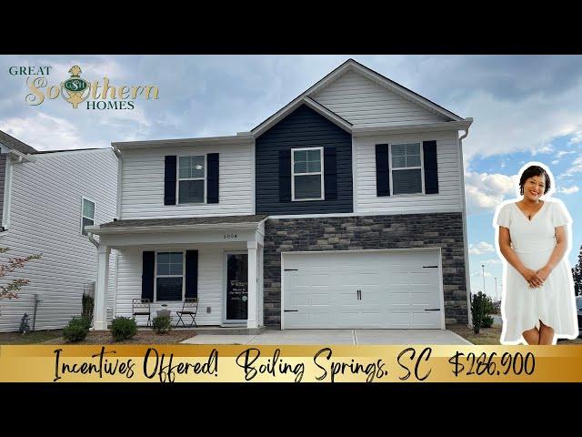 New Homes in Boiling Springs, SC | Great Southern Homes | Benjamin Floor Plan | Hazelwood Community