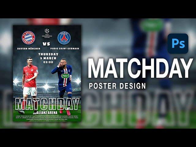 Make a Football Matchday Poster in Photoshop