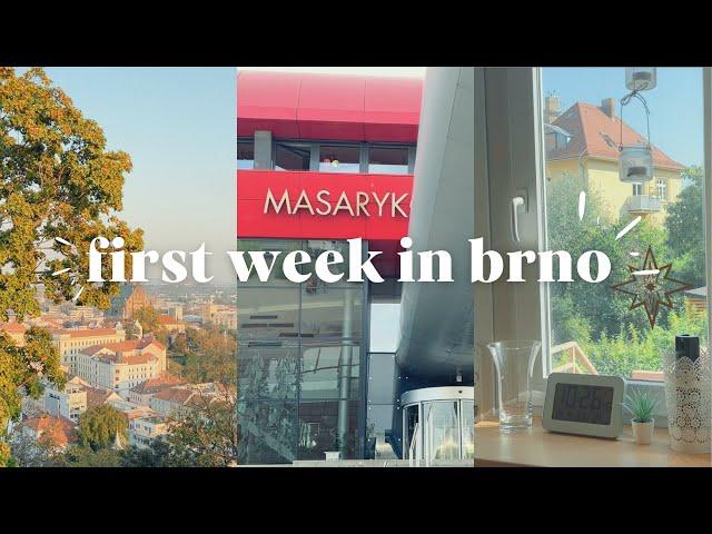 first week as a med student on erasmus | settling in, advance studying & a day trip!