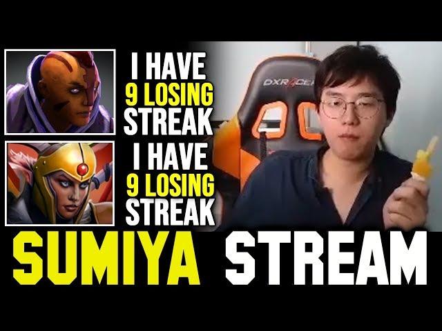 Two 9-Losing Streak Teammate in 1 Game | Sumiya Invoker Stream Moment #885