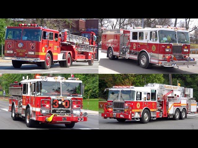 Seagrave Fire Trucks Responding - Compilation