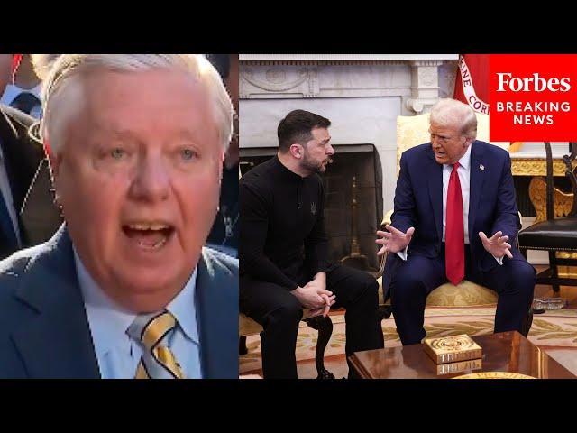 BREAKING NEWS: Graham Says He's 'Never Been More Proud Of The President' After Zelensky Meeting