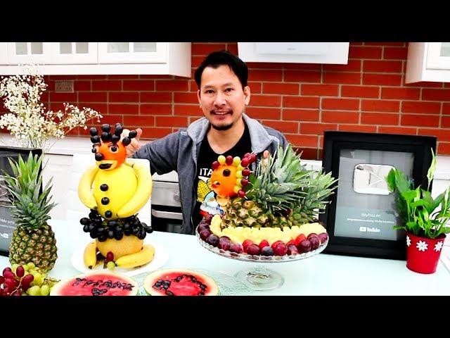 THANKYOU FOR 100K SUBSCRIBERS | Art In Fruit & Vegetable Carving Lessons |  ItalyPaul