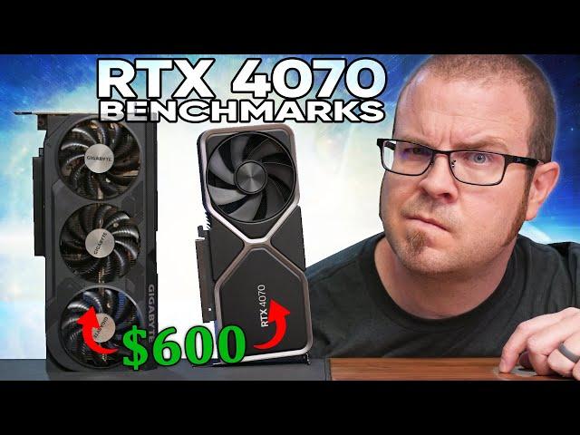 Is $600 Too Much? RTX 4070 Review and Benchmarks