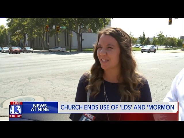 Mormons in Utah react to New Name Guidelines for LDS Church