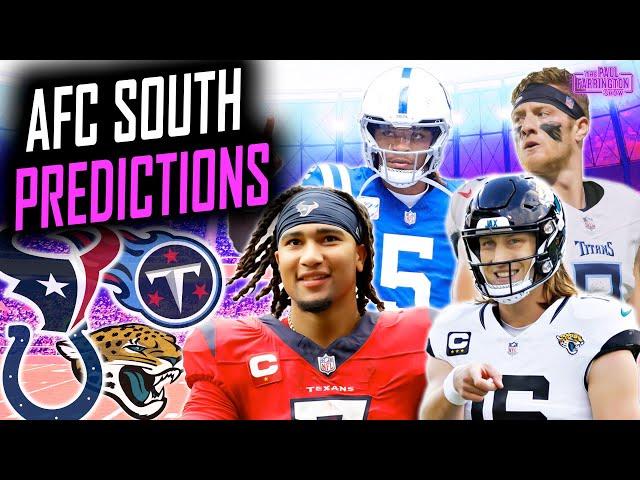 AFC South Predictions: Texans SCARY, Colts major DARK HORSE, Jaguars underrated, Titans playoffs?