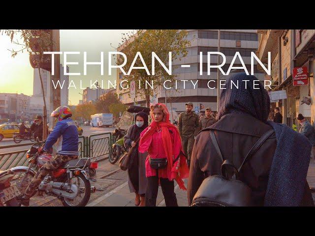 TEHRAN 2021 (4K) - Walking in the City Center