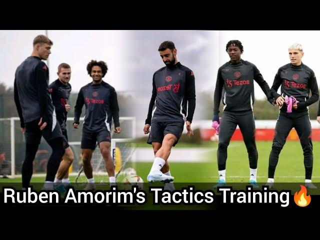 Breaking Ruben Amorim select key Players for Masterclass training in Man United second Training