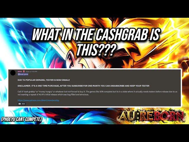 AU Reborn: Is AU REBORN Cash-Grabbing Players? Part 1