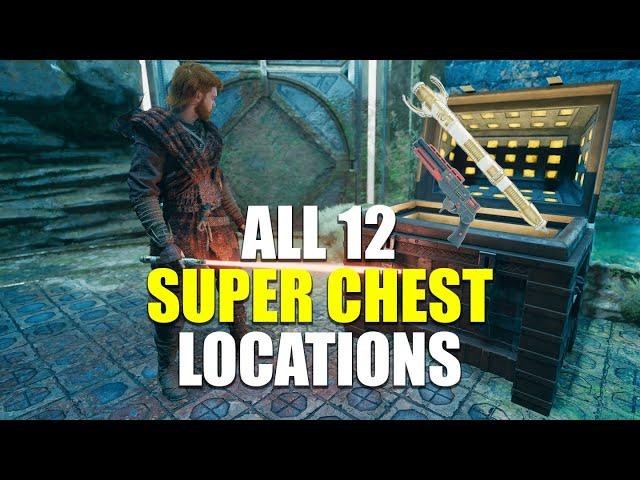 12 EPIC Jedi Survivor Upgrades You NEED to Get - All Super Chest Locations | Star Wars Jedi Survivor