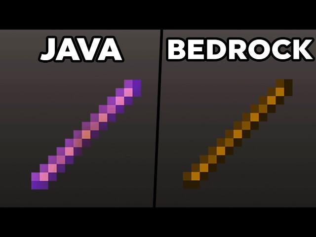 117 Minecraft Java VS Bedrock Things!