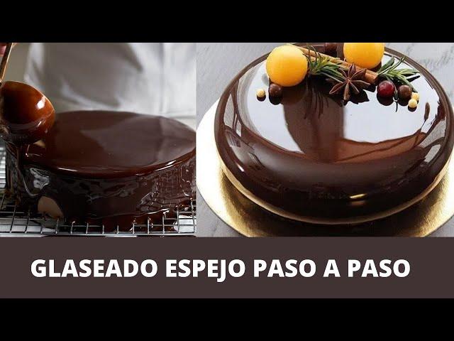 Glaseado espejo de chocolate | Receta paso a paso.