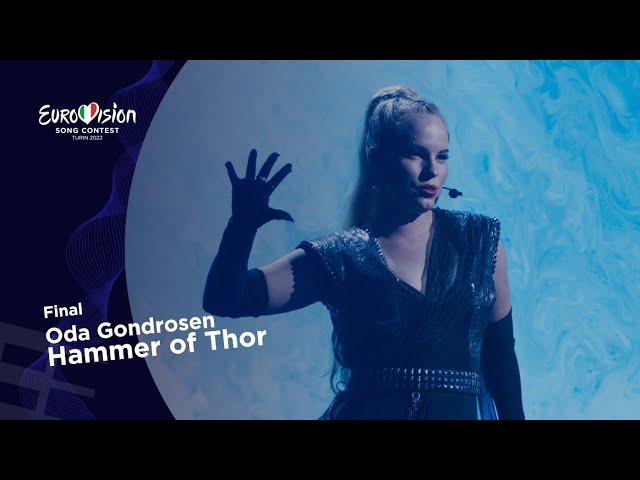 Oda Gondrosen - Hammer of Thor - LIVE (Melodi Grand Prix 2022, Final)