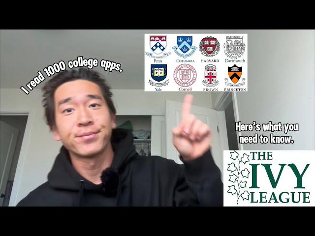 How to Get Into an Ivy League University.