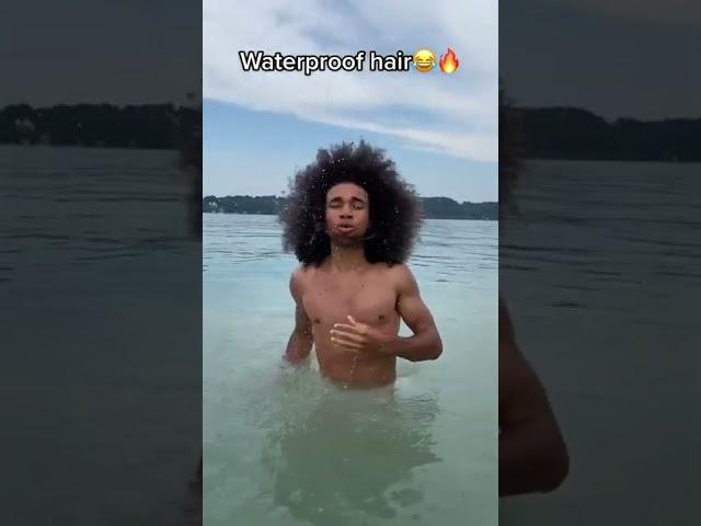 Hair can’t get wet #afro #dance #hair #explore | noelgoescrazy #shorts