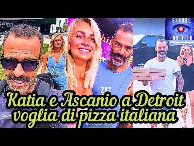 KATIA e ASCANIO in vacanza a Detroit non resistono alla tentazione: voglia di pizza italiana 