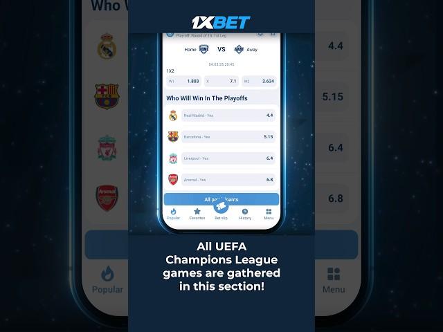 How to make bet on UEFA CHAMPIONS LEAGUE? Best guide for Begginer | HOW TO MAKE BET ON UCL on 1xbet?