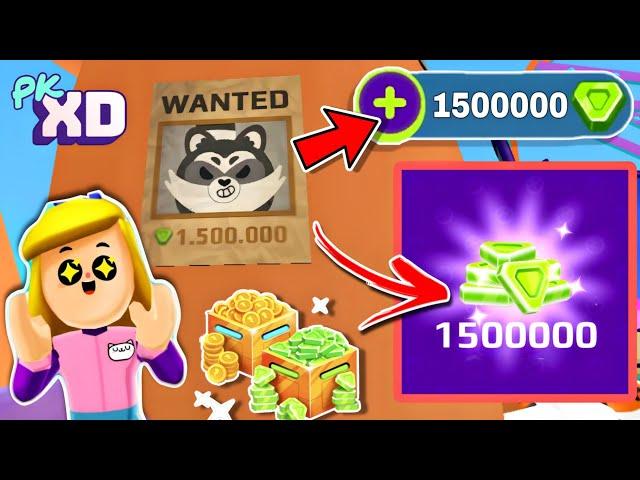 PK XD FREE GEMS IN PROFESSION UPDATE!  || PK XD WANTED RACOON FREE GEMS || PK XD KINGPRO24