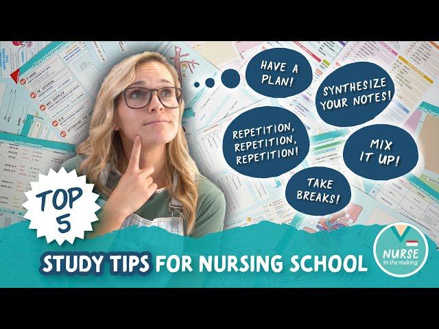 5 Tips For Studying In Nursing School  l  How To Take Notes ️