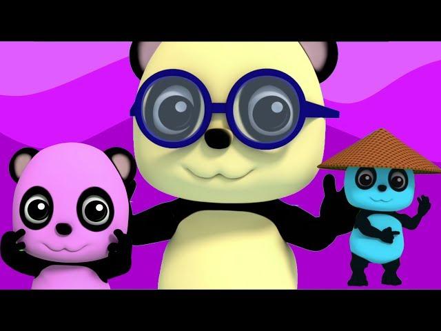 Колено плеча | Узнать части тела | Детская рифма | Baby Bao Panda | Kids Rhyme | Head Shoulder Knees