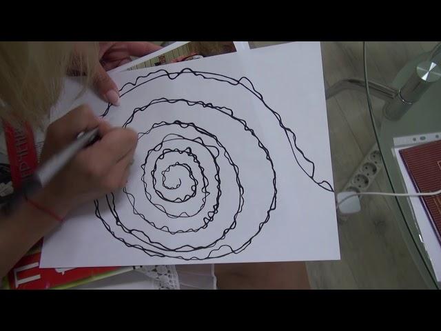 Спирали в нейрографике с Анной Бойчак.