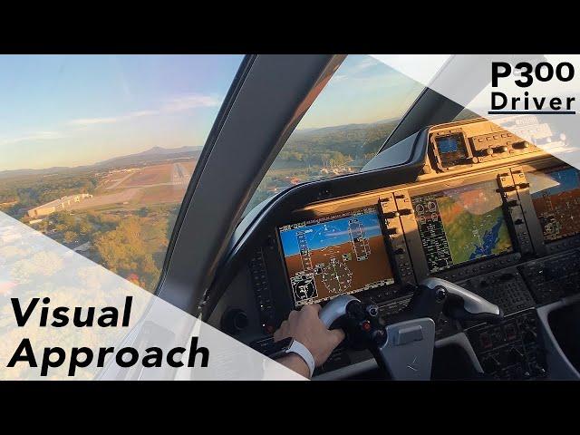 Phenom 300 Visual Approach​ Rwy 15 into KBTV (Burlington, Vermont)