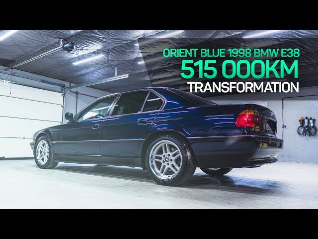 Completely transforming this 500 000 km daily driven BMW E38