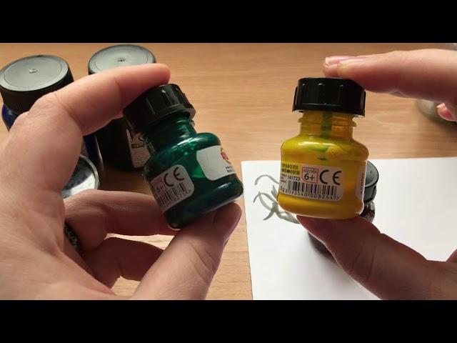 Обзор туши для рисования часть 1