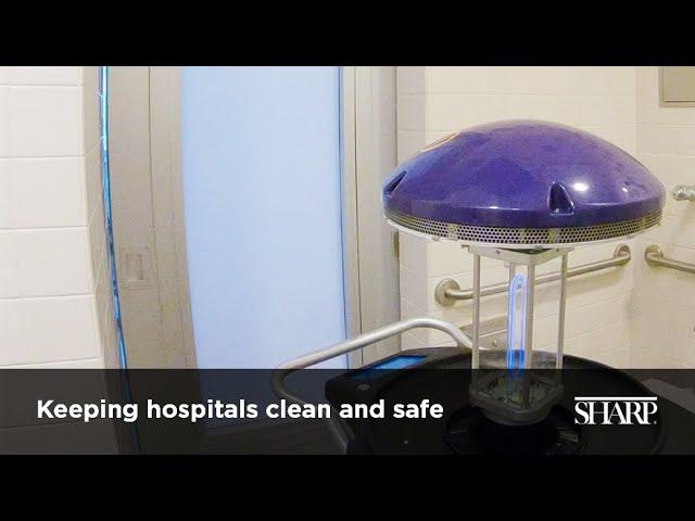 Germ-zapping robots help keep Sharp HealthCare hospitals clean