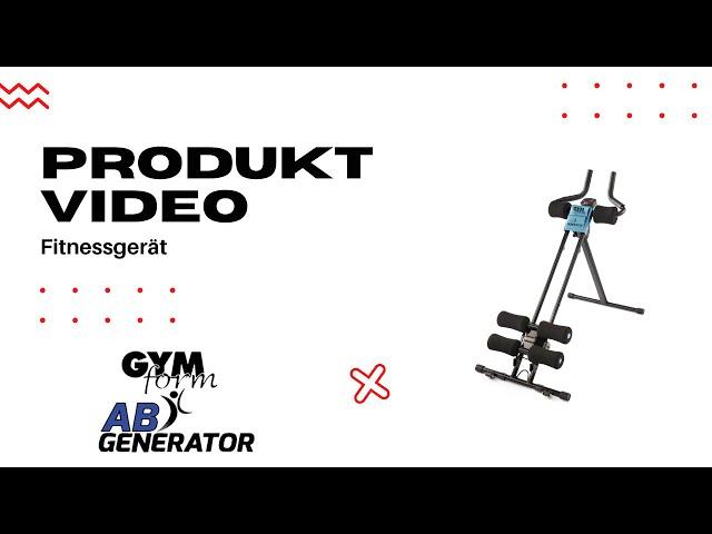 Gymform® Ab Generator 4:3 - Bauchtrainer für Zuhause, Ganzkörper-Trainingsgerät Fitnessgerät