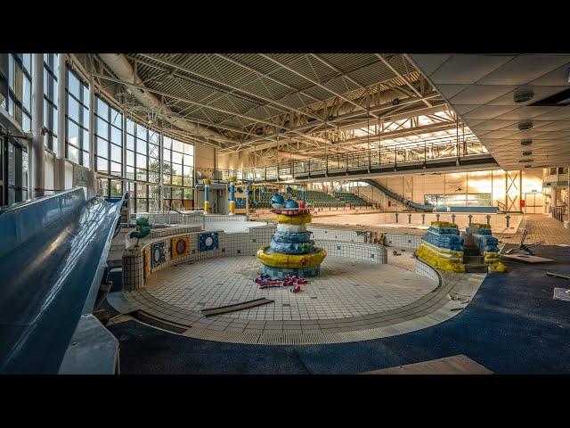 Exploring an Abandoned Leisure Centre with Waterslides