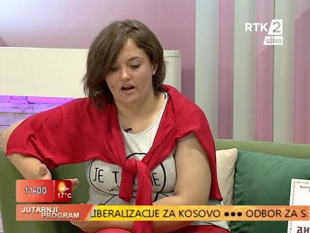 Mila Mihajlovic, gosca  Jutarnjeg programa RTK2  05. 05. 2018