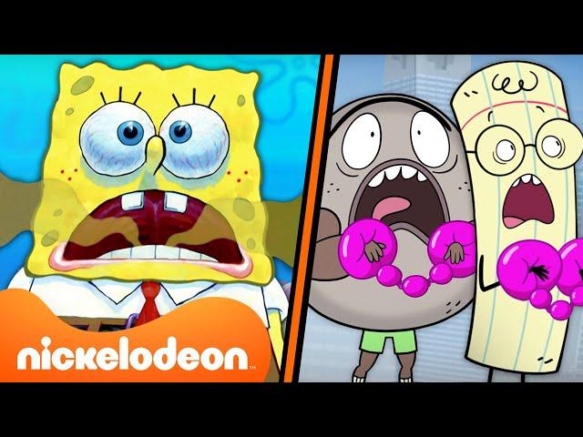 Koralowy obóz | Najlepsze odcinki SpongeBob + Rock Paper Scissors! 30-minutowa składanka