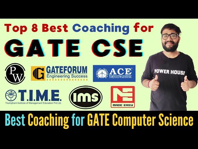 Top 8 Best GATE Coaching for CSE (Computer Science) Preparation | Fees | Results | @powerhouseavi