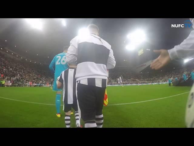 Newcastle v Norwich - through the mascot's eyes!