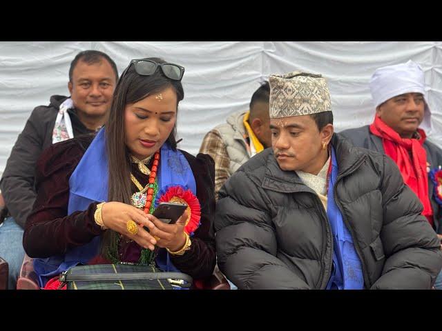 Chija tamang and Chij gurung in Tamu loshar in chitwan