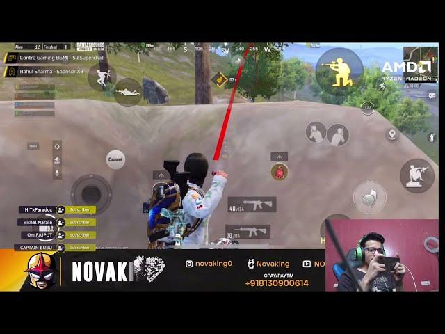 @Novaking  vs @ClutchGamlng T1 Scrims’s Fight