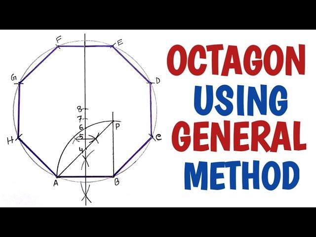 How to draw the octagon using general method........