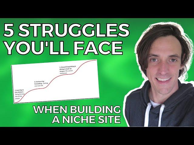 5 Struggles you'll Face when Building a Niche Site