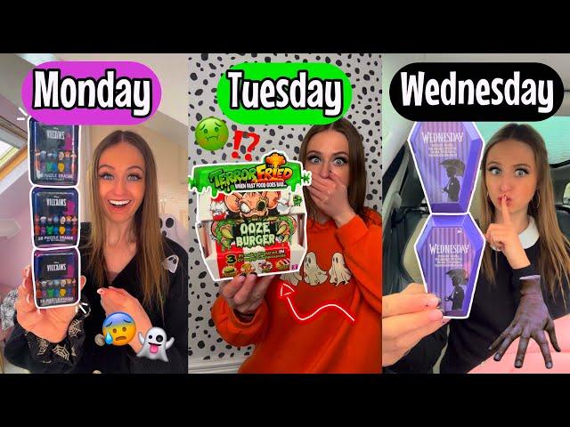 OPENING *SPOOKY HALLOWEEN* MYSTERY TOYS FOR AN ENTIRE WEEK CHALLENGE!!⁉️ (100+ FINDS!!🫢)